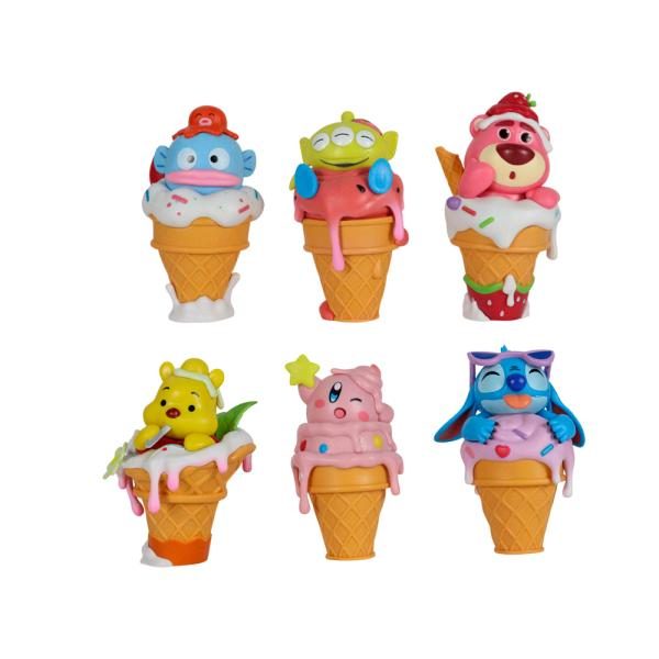 Caja Sorpresa Figuras Cono Helado / 6 x Caja