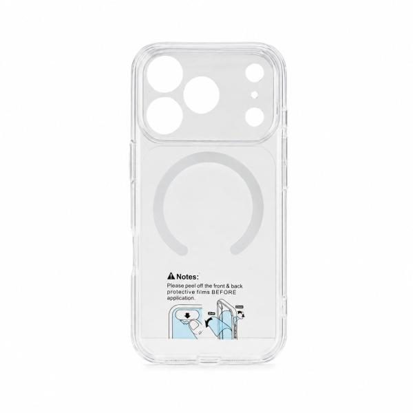 Silicon Magsafe Transparente iPhone