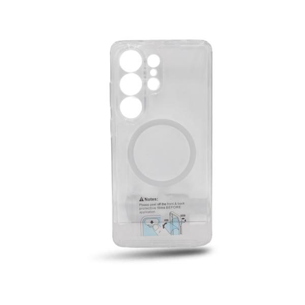 Silicon Magsafe Transparente Samsung