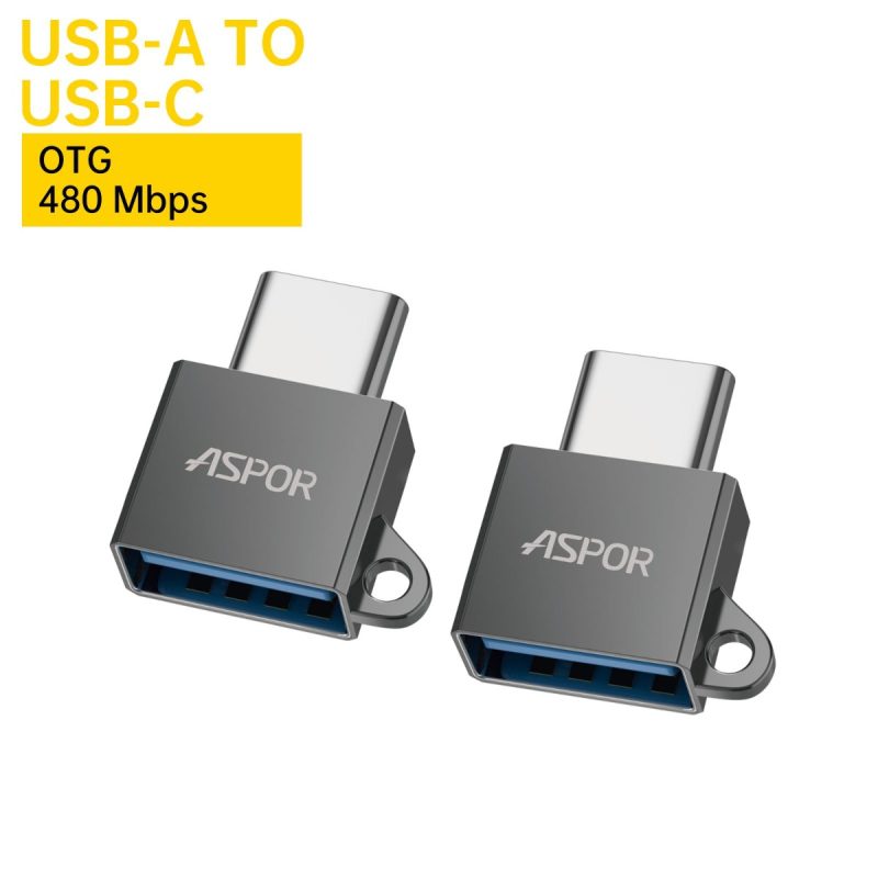 Adaptador OTG ASPOR TIPO C a USB A783