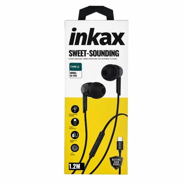 Audifono Manos Libres Inkax Type/ Tipo C EA-01D