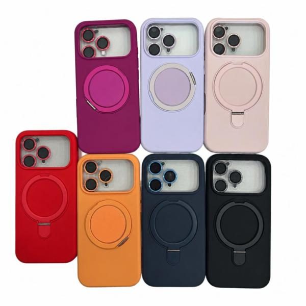 Silicon Anillo 360 Con Protector de Camaras Colores Varios