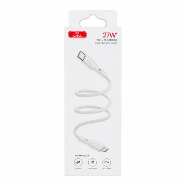 Cable XO NB-Q231A 27w Tipo C a Lightning 1 metro