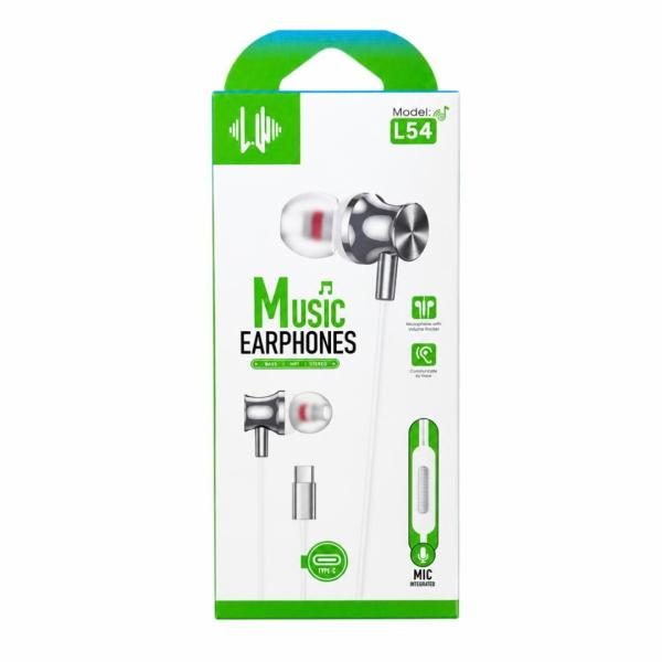 Audifonos Manos Libres L54 Type/ Tipo C